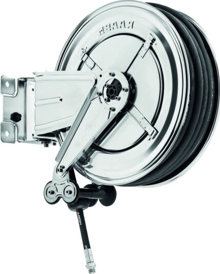 Foma Ipc Slangetrommel Med Slange 25 m Rustfritt Stål