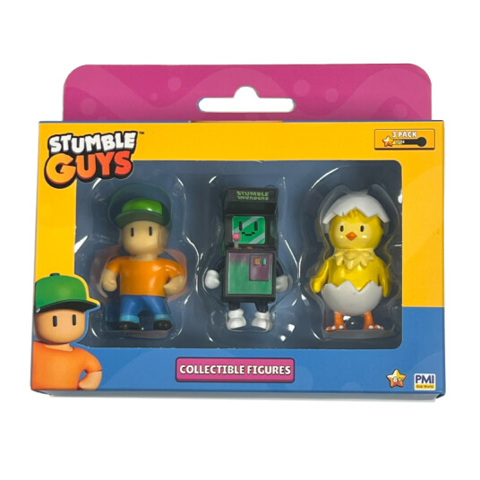 Stumble Guys Samlefigursett Mr Stumble Stumble Invaders og Hatchling