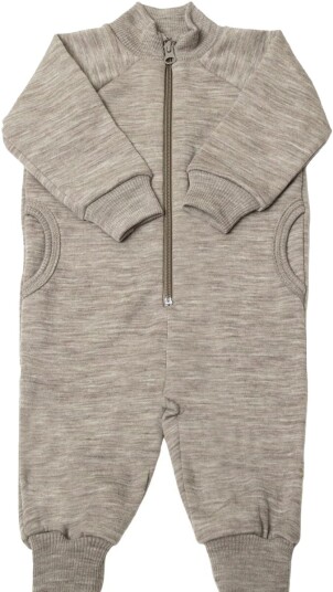Joha ulldress i tykk merinoull til barn, Sesame Melange (120) 120