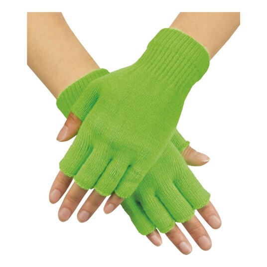 Boland Party Partners Hansker Fingerløse Neongrønn - One size