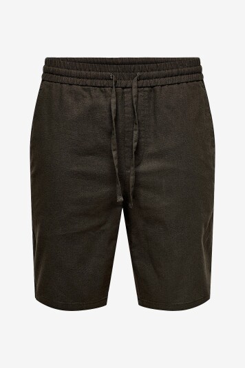 ONLY & SONS   Shorts onsLinus 0007 Cot Lin Shorts   Natur