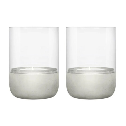 Blomus Calma lyslykt med telys Ø 7 cm 2-pakning Light grey 1712775-03-0 1712785-02-0 Blomus Calma lyslykt med telys Ø 7 cm 2-pakning Light grey 1712775-03-0 1712785-02-0