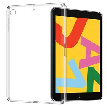 Antiskli iPad 10.2 2019/2020/2021 TPU-deksel Gjennomsiktig