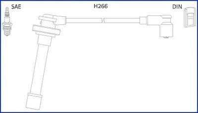 Tennplugg kabelsett HITACHI 134521