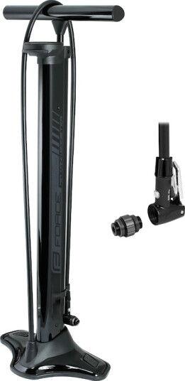 FORCE Air Tank Booster fotpumpe med manometer 18 Bar/260 PSI sort FORCE Air Tank Booster fotpumpe med manometer 18 Bar/260 PSI sort