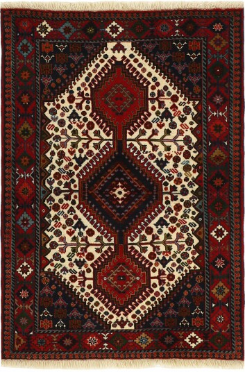 Håndknyttet. Opphav: Persia Yalameh Teppe 102x150
