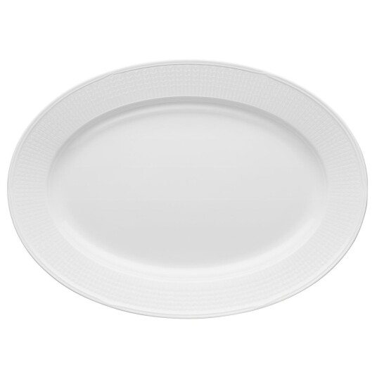 Rörstrand Swedish Grace fat oval 29x40 cm Snö (hvit) Rörstrand Swedish Grace fat oval 29x40 cm Snö (hvit)