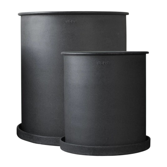 DBKD Plant pot krukke 2-pakning Svart DBKD Plant pot krukke 2-pakning Svart