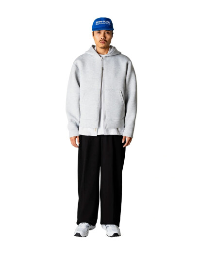 Woodbird Wbfuji Scuba Zip Hoodie Grey S