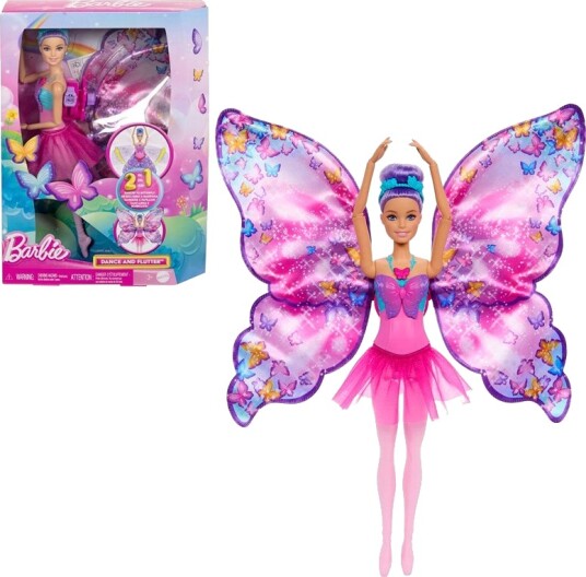 Barbie Butterfly Dancer Barbie dansedukke med sommerfuglvinger Barbie Butterfly Dancer Barbie dansedukke med sommerfuglvinger