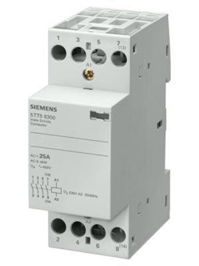 Siemens Insta cont. 4no 230 v ac 25 a 5tt5830-0 (4001869343969)