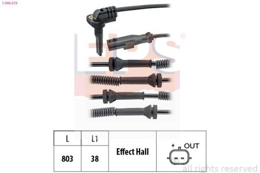 ABS sensor EPS 1.960.219 ABS sensor EPS 1.960.219
