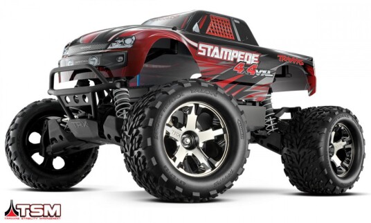 Traxxas 67086-4 Red Stampede 4x4 VXL 1/10 RTR TQi TSM w/o Batt &