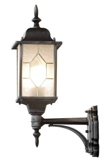 Konstsmide Milano vegglampe, opp - Svart Konstsmide Milano vegglampe, opp - Svart