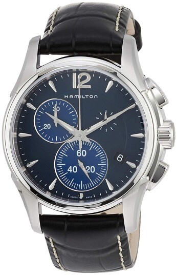 Hamilton Herreklokke H32612741 Blå/Lær Ø42 mm Hamilton Herreklokke H32612741 Blå/Lær Ø42 mm