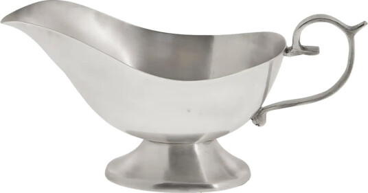 Lene Bjerre Philine Gravy Boat 19.5X9.5X9 Cm. Ant. Silver - Silver - 19.5X 9X 9.5CM