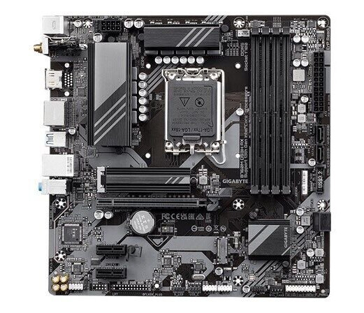 GIGABYTE B760M DS3H AX - 1.X - micro ATX - LGA1700 Socket - B760 - Intel B760 - Intel LGA1700 socket - DDR5 RAM - Micro-ATX