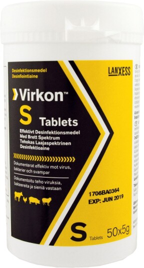 Virkon S - Desinfeksjonstabletter 50 x 5 g