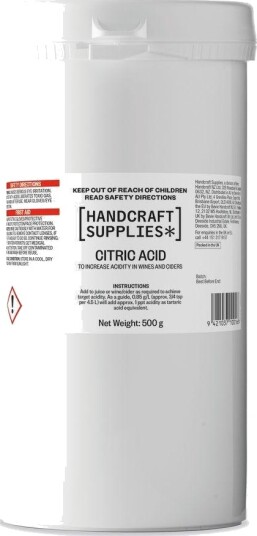 Handcraft Supplies Sitronsyre 500g Citric Acid