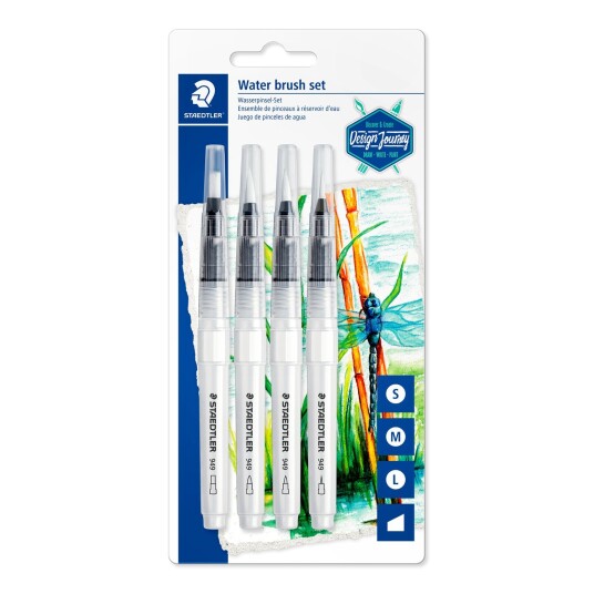 Staedtler Water brush set 4pcs blister Staedtler Water brush set 4pcs blister