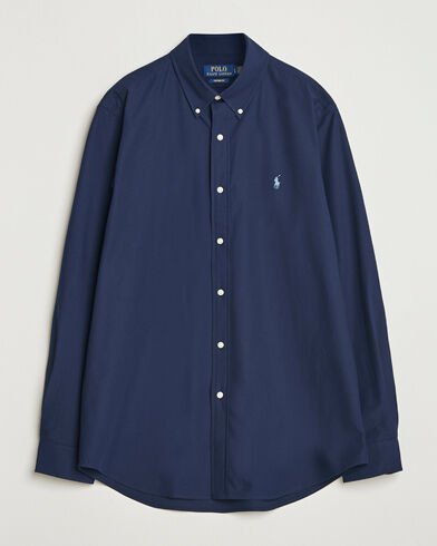 Ralph Lauren Polo  Custom Fit Stretch Poplin Shirt Newport Navy