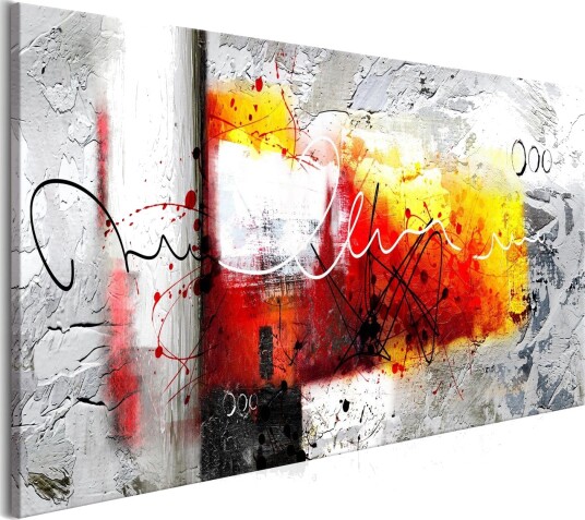Bilde Hammer 1 Part Red Narrow 150x50 Artgeist sp. z o. o.