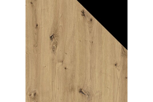 Kommode Quant 41x130 cm   Eik/Svart