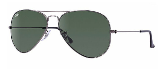 Ray-Ban Aviator Gunmetal - Green Svart Svart unisex Ray-Ban Aviator Gunmetal - Green Svart Svart unisex