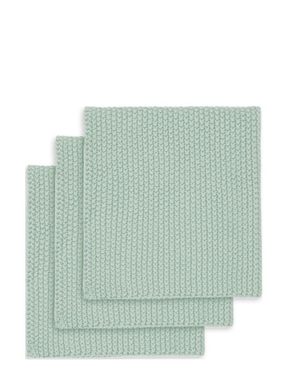 Engholm Textiles Line Dishcloth - Green - 25X25CM Engholm Textiles Line Dishcloth - Green - 25X25CM
