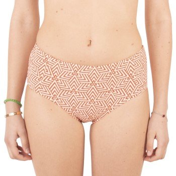 Femilet Aztec Java Sustainable Midi Bikini Brief Rustorange polyamid 40 Dame