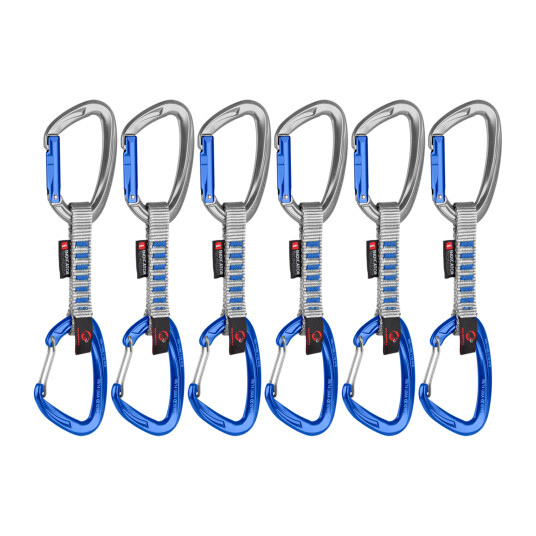 Mammut Crag Keylock Wire 10 cm Indicator 6-Pack, slynge 32200 Straight Gate Mammut Crag Keylock Wire 10 cm Indicator 6-Pack, slynge 32200 Straight Gate