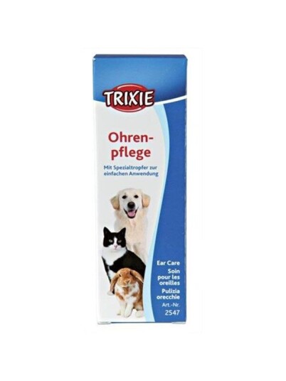 Trixie Ørerens 50 ml - Skånsom Rengjøring for Hund og Katt
