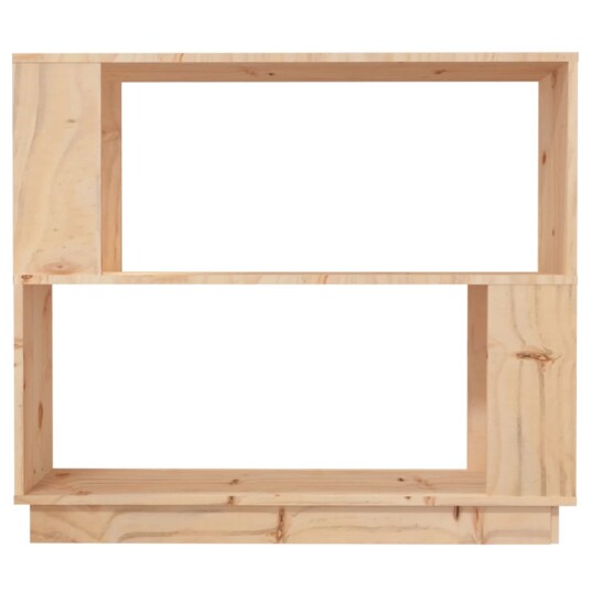 vidaXL Bokhylle/romdeler 80x25x70 cm heltre furu