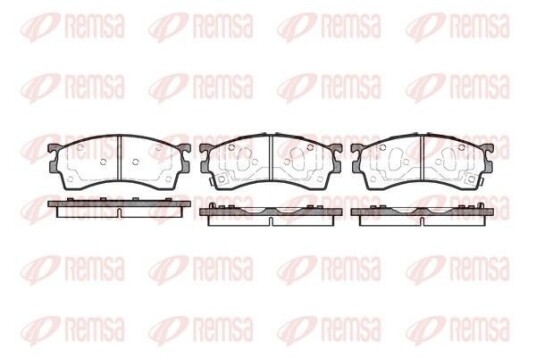 Bremseklosser REMSA 0415.12 Bremseklosser REMSA 0415.12
