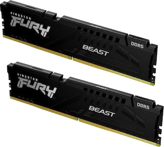 Kingston FURY Beast 32GB DDR5 6000MHz (sort)