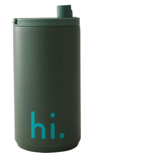Design Letters reisekopp 35 cl Hi-myrtle green