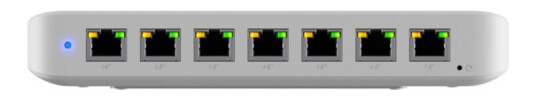 Ubiquiti Unifi Switch Ultra 210W Switch - Styrt - 7 X 10/100/1000 (Poe+) + 1 X 10/100/1000 (Poe++) - Stasjonær, Veggmonterbar - Poe++ (202 W) - Ac