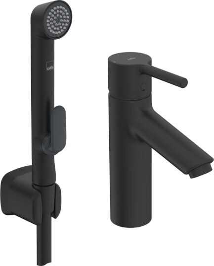 Oras Armatur Optima XL med Bidetta 4,2 L/min Svart Matt (GRO-4200668)