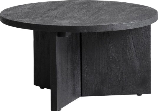 Sofabord Wohnling Heltre Rund 60 cm Klassisk Base Landlig Stil -
