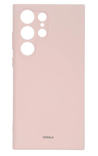 Onsala Silikondeksel Chalk Pink for Samsung S23 Ultra 5G