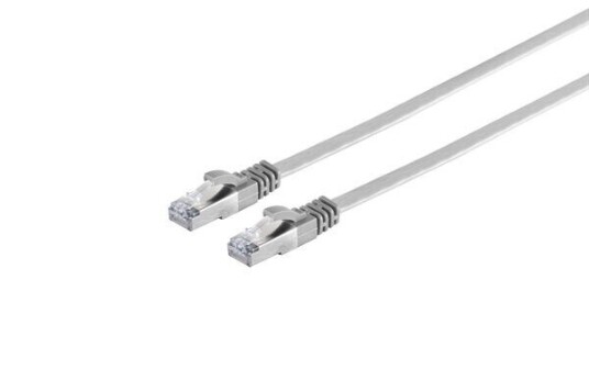 Shiverpeaks Rj45 Flachkabel M.Cat.7 Rohkabel Slim Grau 3M (75513-Sl)