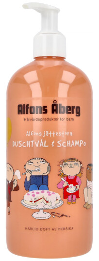 Albert Åberg Alfons giant shower soap & shampoo 500 ml