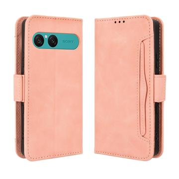 Sony Xperia 10 VII Kortholder Lommebokveske   Rosa