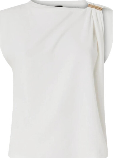 Pinko Dame Topper Hvit XS,