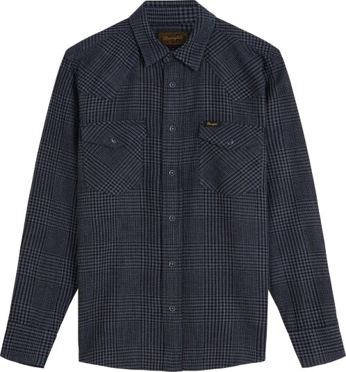 Wrangler Western Shirt   HEALTHERED INDIGO   M