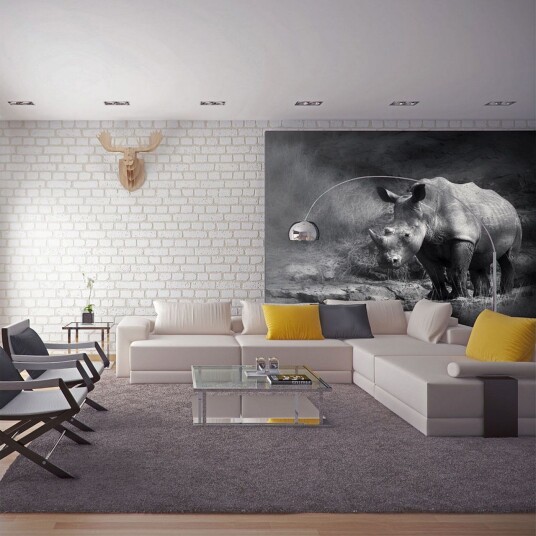 Fototapet Rhino Lost In Dreams 350x270 - Artgeist sp. z o. o.