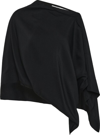Ahlvar Gallery Niki Cape BLACK One Size Ahlvar Gallery Niki Cape BLACK One Size