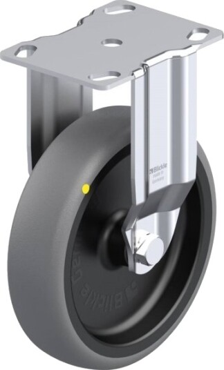 Blickle 680942 Bkpa-Tpa 126G-Els Faste Hjul, Hjuldiameter 125 Mm, Maks. 80 Kg, 1 Stk