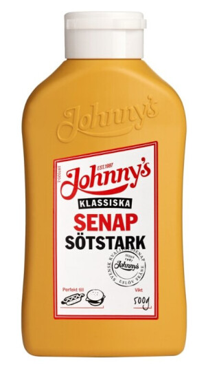 Johnnys Sødstærk Sennep 500g Johnnys Sødstærk Sennep 500g