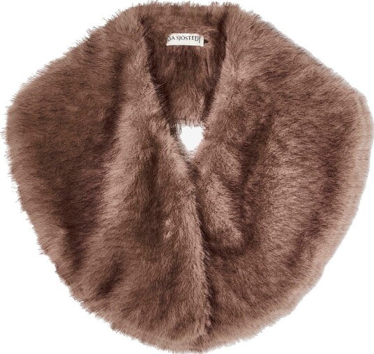 Ida Sjöstedt Lucky Fur Collar Brown ONE SIZE Ida Sjöstedt Lucky Fur Collar Brown ONE SIZE